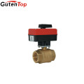 Gutentop Stainless Steel Electric motor ball valve Actuator 2 way 5V,12V, 24V,110V, 220V Motorized Brass Ball Valve